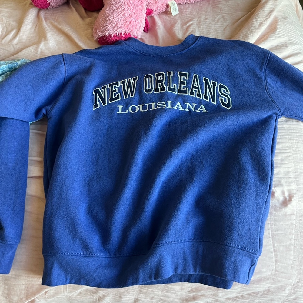 Blue New Orleans Louisiana Sweatshirt
